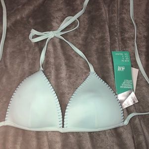 Mint Blue Bikini Top